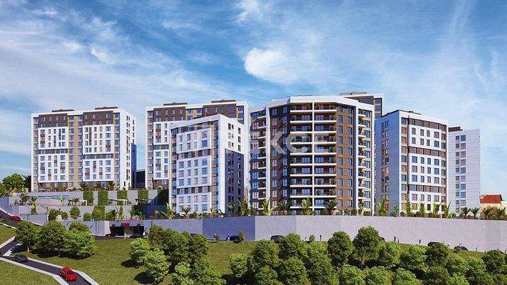 Ready-to-Move Apartments in a Project in Eyüpsultan Istanbul