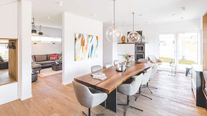 Ansicht Wohn- & Essbereich