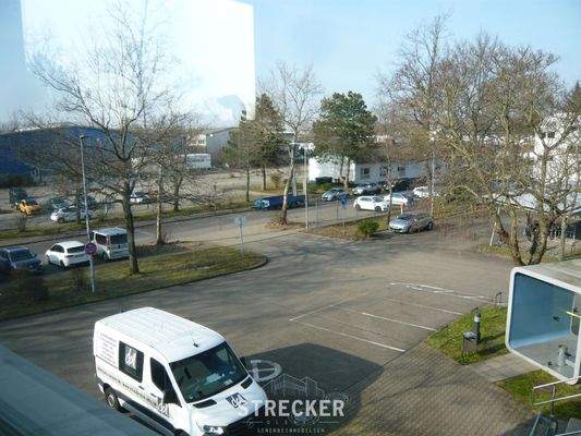 Blick auf den Parkplatz