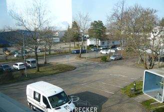 Blick auf den Parkplatz