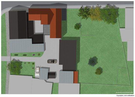 Lageplan des Grundstücks