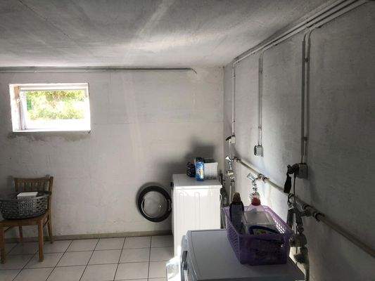 Waschraum im Keller