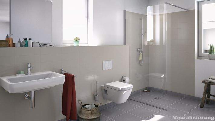 Beispieleinrichtung Bad