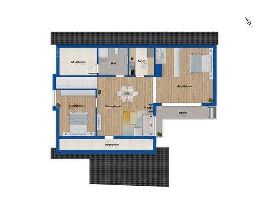 Grundriss Dachgeschoss