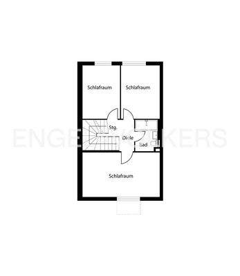 Grundrissalternative Obergeschoss