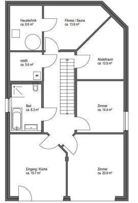 Grundriss Gartengeschoss