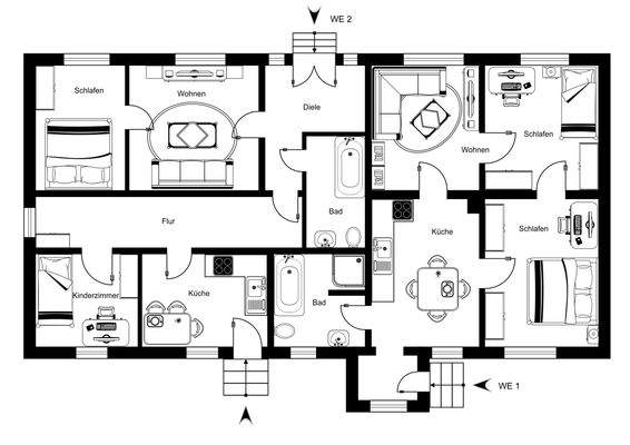 Grundriss Erdgeschoss