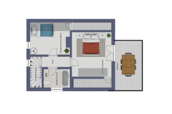 Grundriss Obergeschoss