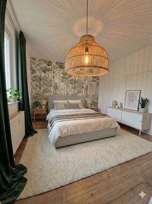 Schlafzimmer mittels künstlicher Intelligenz visua