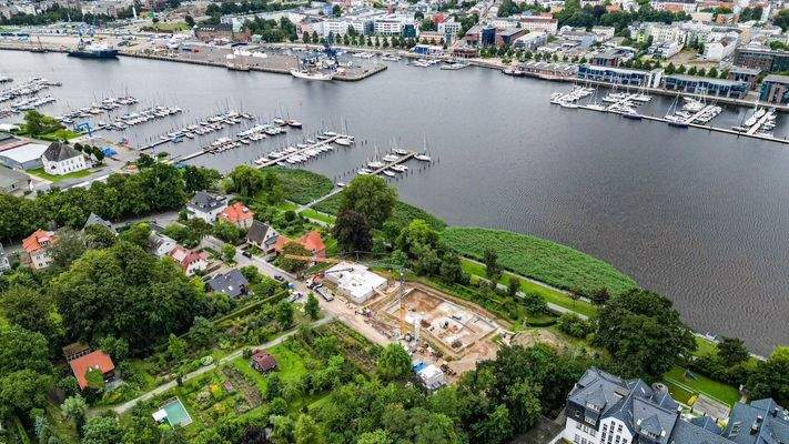 Drohnenaufnahme Baufeld_