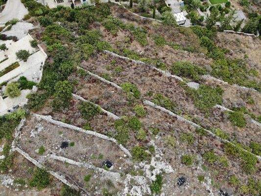 Kreta, Plaka: Atemberaubendes Grundstück mit Panoramablick auf Meer und Berge zu verkaufen