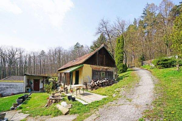 Alter Holzschuppen und Werkstatt