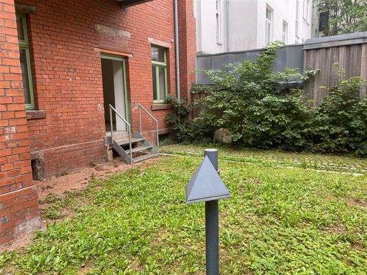 Blick zum Terrassenausgang