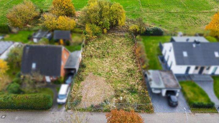 Blick auf das Grundstück