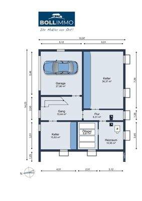Untergeschoss - Keller