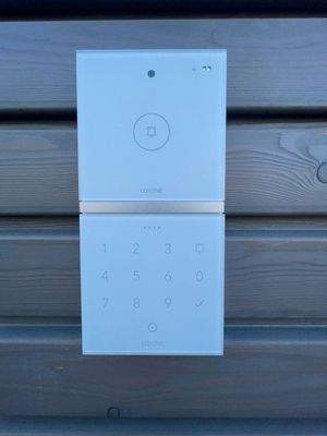 Video-Türsprechanlage m. Code 