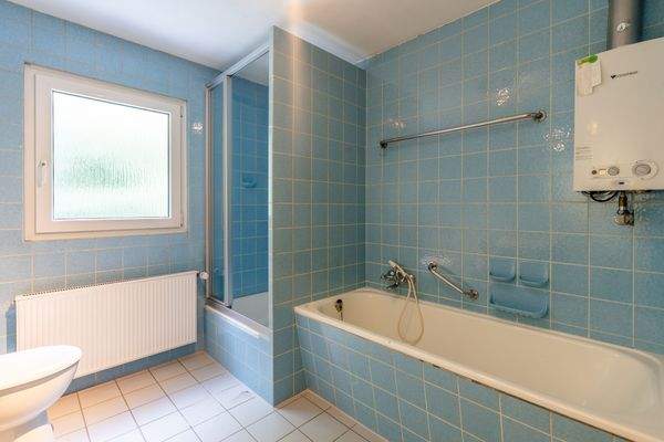 Badezimmer im Dachgeschoss