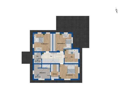 Grundriss Obergeschoss