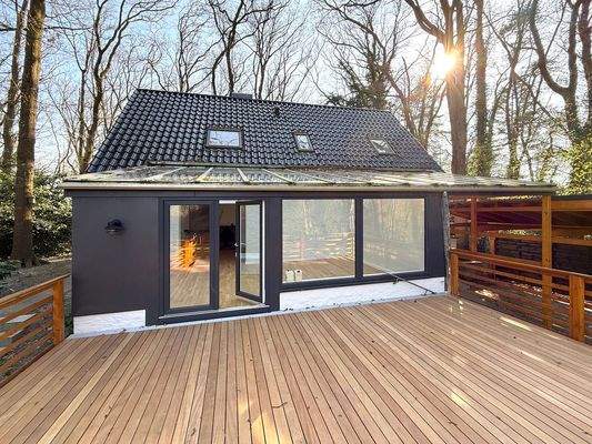 Blick auf den Wintergarten