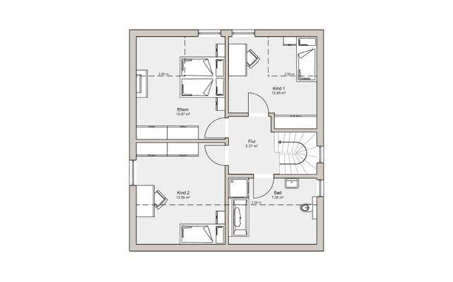 Grundriss Dachgeschoss