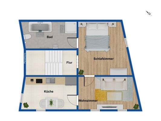 Grundriss 2. Obergeschoss