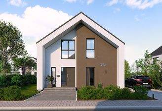 Ansicht Eingang Satteldach