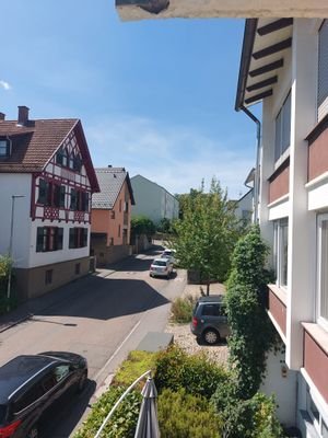 Ausblick vom Balkon