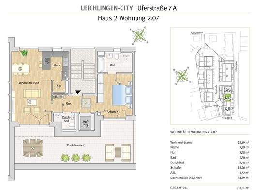 Grundriss Wohnung 2.2.07