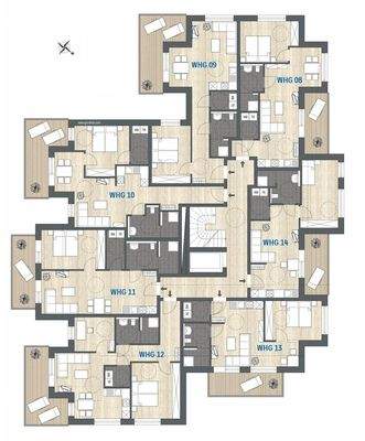 Haus I - Obergeschoss 