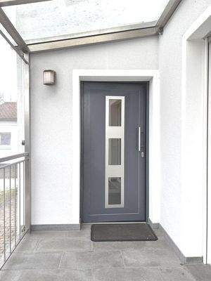 überdachter Hauseingang