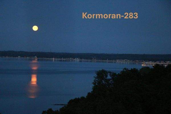 Vollmond über Lübecker Bucht