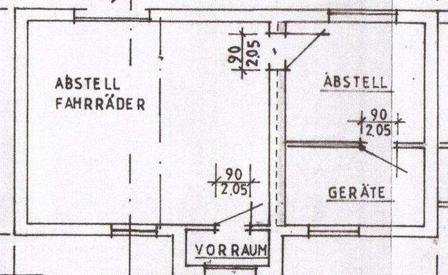 Grundriss Nebengebäude