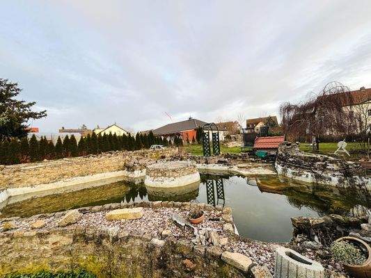 Garten mit Naturteich