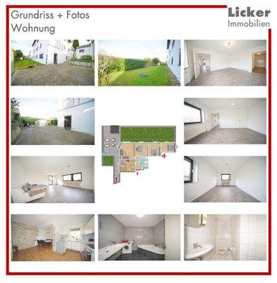 Grundriss + Fotos - Wohnung
