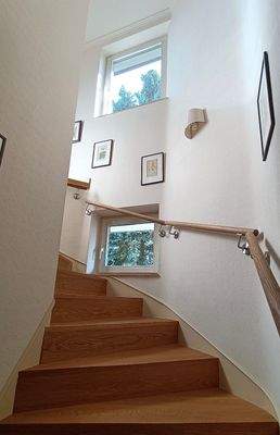 Treppe ins Dachgeschoss