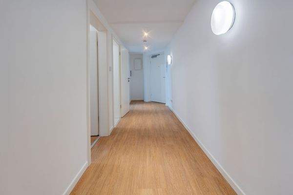 Flur Richtung Ausgang