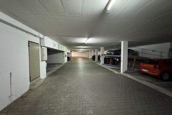 Blick in die Tiefgarage