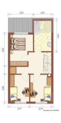Einrichtungsvorschlag Obergeschoss