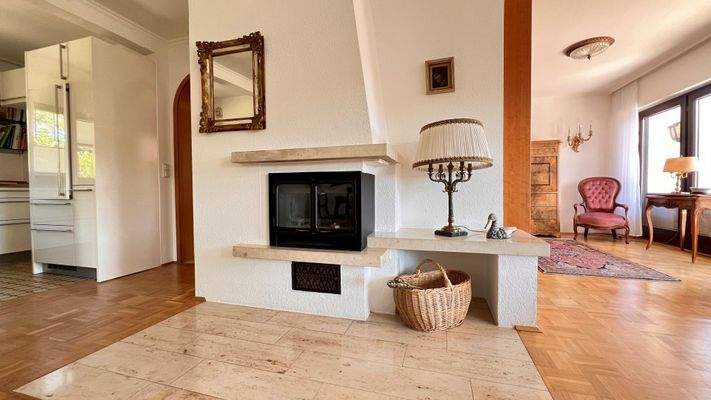 Wohnbereich Kamin