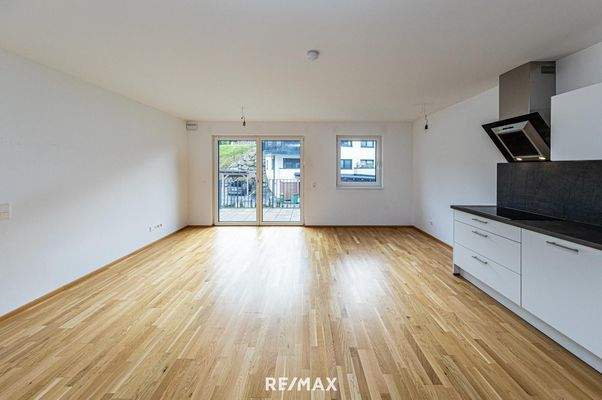 Wohn- Ess- Schlafbereich mit Küche