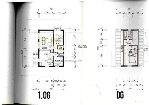 Grundriss 1. OG und DG