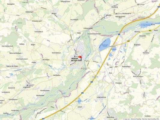 Geolyzer Kartenausschnitt
