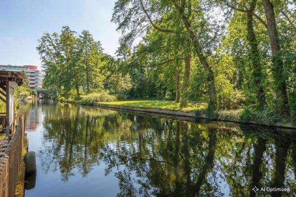 Blick vom Grundstück