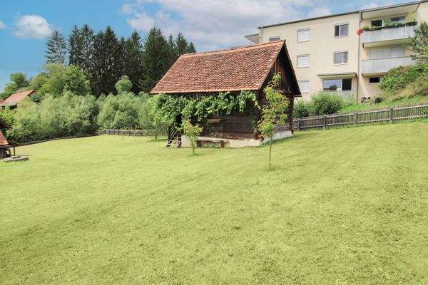 Nebengebäude Blockhütte