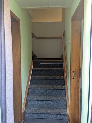 Treppe ins Dachgeschoss