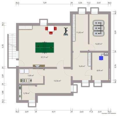 Grundriss Kellergeschoss