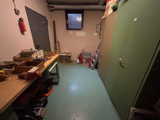 Untergeschoss: Werkstatt