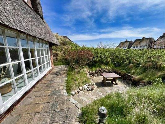 Geschützter Sonnenplatz