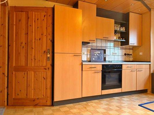 Küche im Dachgeschoss