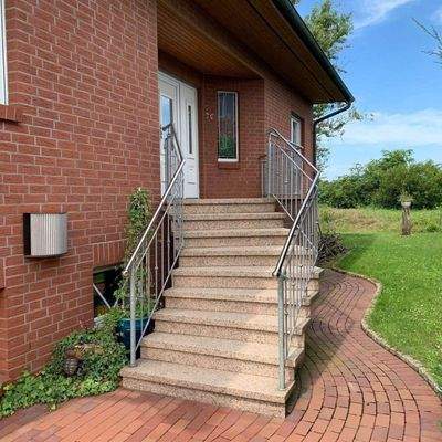 Blick auf den Eingang